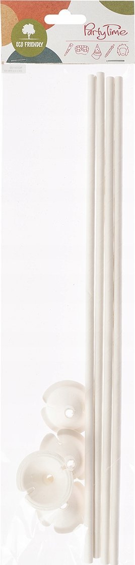Teka Papierowe patyki do balonów 4szt