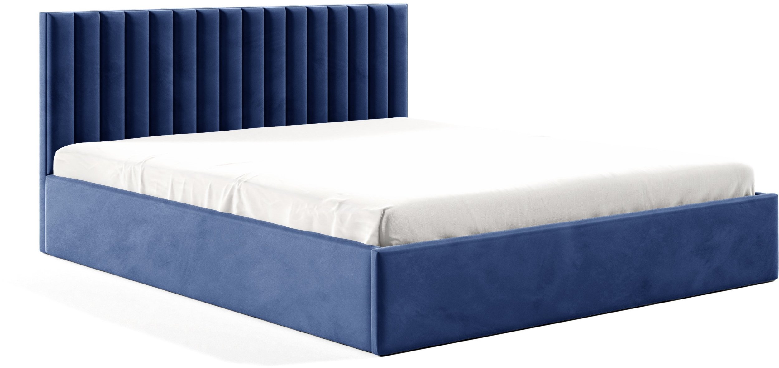 Łóżko tapicerowane FAME 90X200 stelaż drewniany, na wymiar, welur riviera 81