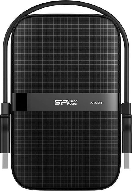 Dysk zewnętrzny HDD Silicon Power Armor A60 5TB Czarno-zielony (SP050TBPHDA60S3A)