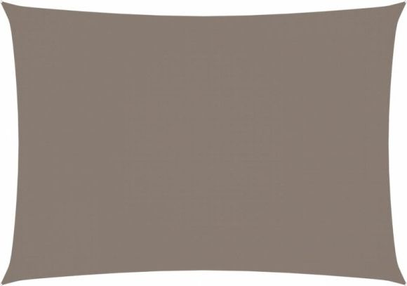 vidaXL Prostokątny żagiel ogrodowy, tkanina Oxford, 3,5x5 m, taupe