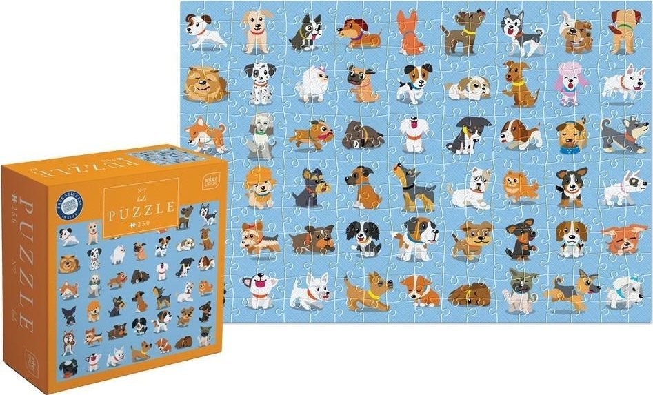 Puzzle 250 Kids 7 Dogs