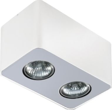 Lampa sufitowa Azzardo Oprawa sufitowa kwadratowa biała AZzardo NINO 2 AZ0737