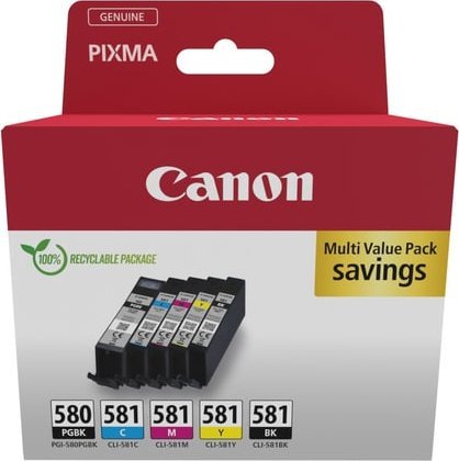 Tusz Canon CANON PGI-580/CLI-581 Ink Cartridge BK/CMYK Sec