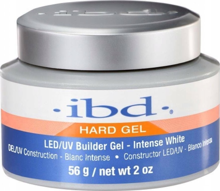IBD_Hard Builder Gel LED/UV żel budujący Intense White 56g