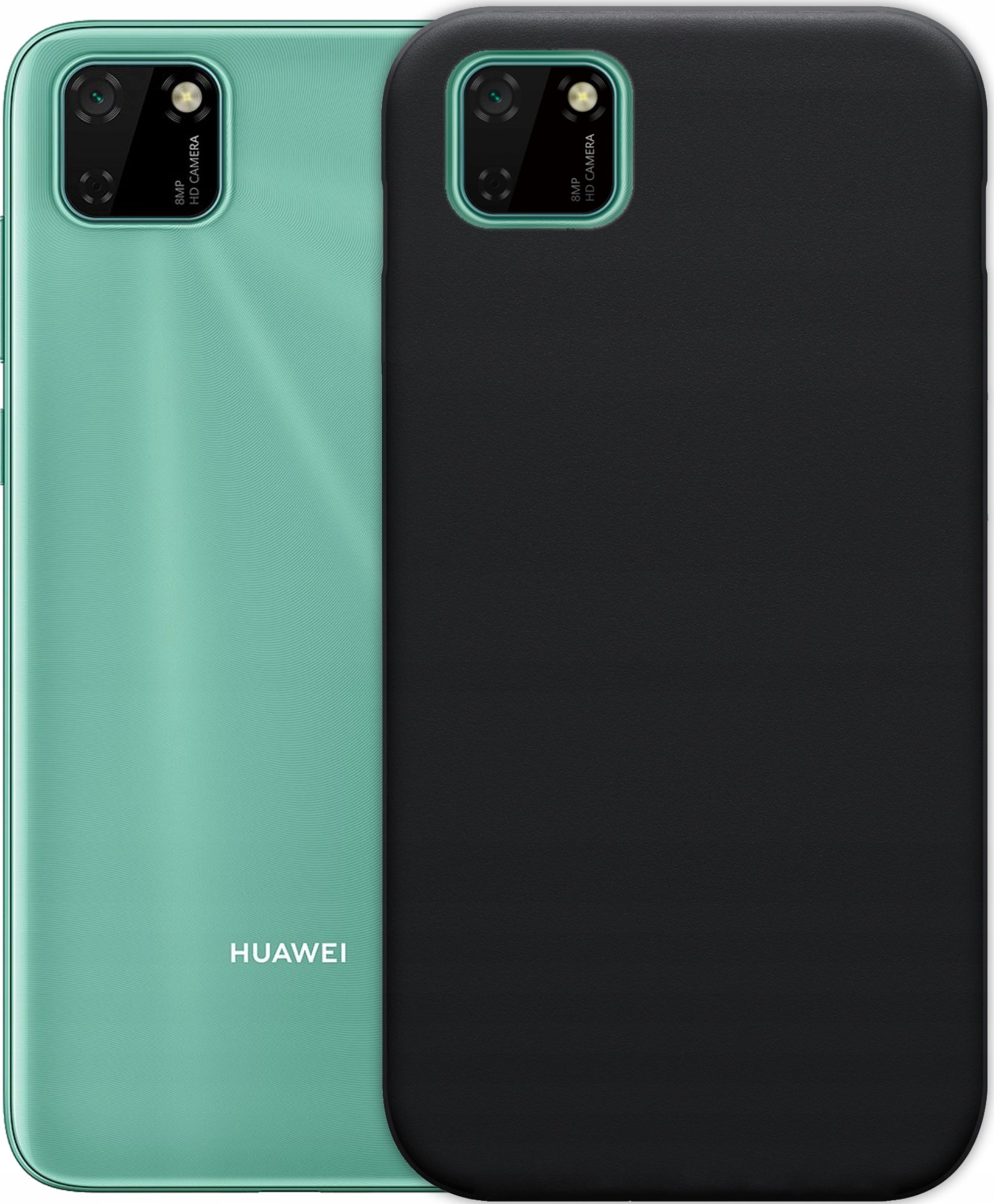 etumi Etui Do Huawei Y5P Czarne Matowe Slim Silikonowe Silikonowa Obudowa Futerał Ochronny Slim Pokrowiec Black Mat Cover Ochrona Case0118