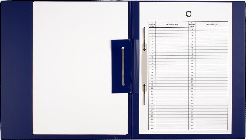 Biurfol Teczka do akt osob.(B+W) granat TD-01-05 BIURFOL