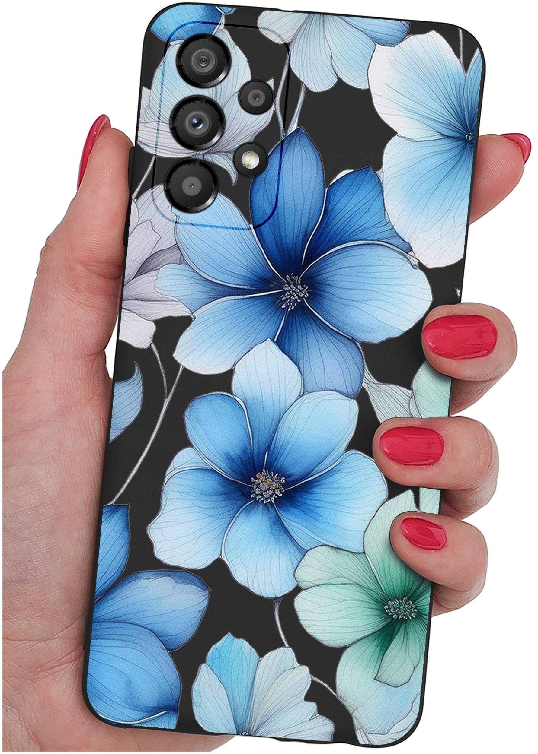 ETUI do Samsung Galaxy A53 5G WZORY |SILIKONOWE MATT CASE + SZKŁO 9H