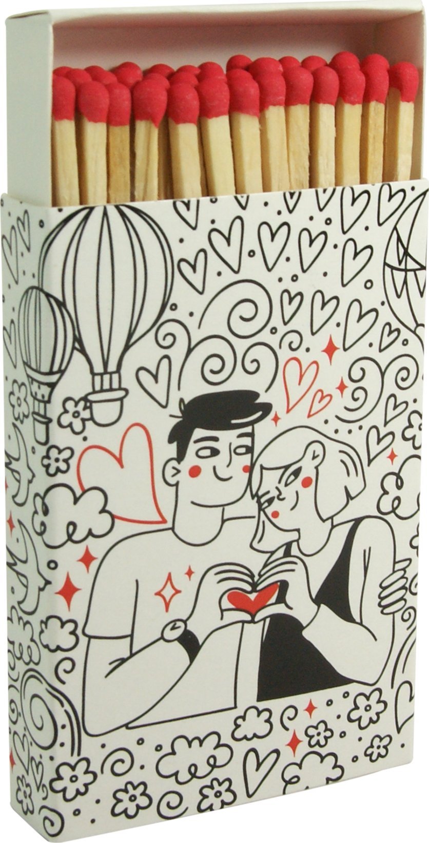 Wołoszyn Zapałki długie "Miłość i balony"