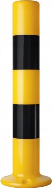 UN SÅUPEK OSTRZEGAWCZY ROAD-POST-WC Å»ÃÅTO-CZARNY