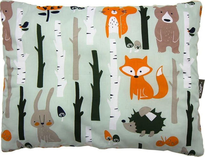 Pulp PULP, Poduszka Minky Las Pomarańczowy 35cm x 45cm