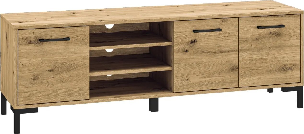 ML Meble Szafka RTV NIKOLA 155 dąb artisan ML MEBLE