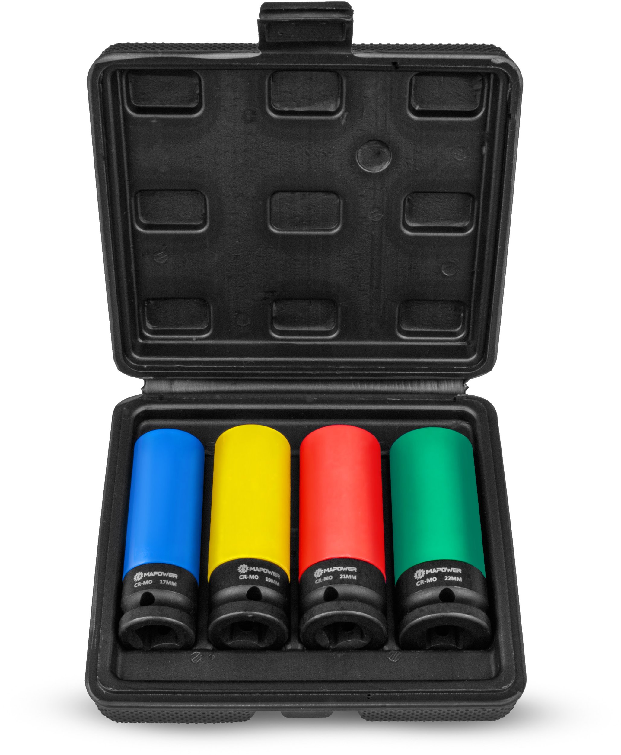 NASADKI UDAROWE 1/2 ZESTAW NASADEK DO FELG ALUMINIOWYCH DŁUGIE 17 19 21 22