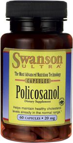 Swanson BioCosanol Polikosanol 20mg 60 kaps.