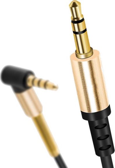 Kabel Mozos Jack 3.5mm - Jack 3.5mm 1m złoty (KSM1M)
