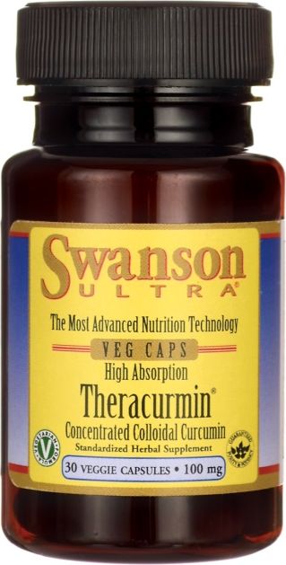 Swanson Swanson - Theracurmin, 100mg, Wysoka Wchłanialność, 30 vkaps