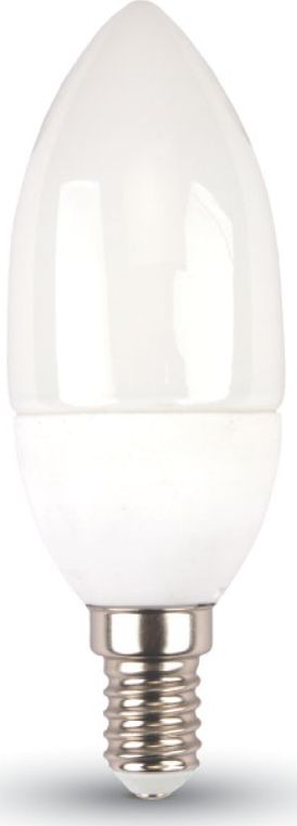 V-TAC Żarówka LED VT-2033 E14 37X100MM 3W 6400K 250LM Termo plastik świeczka-SKU7198