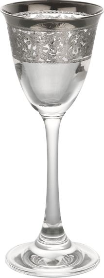 Krosno 6x kieliszek do likieru 80ml Scarlet