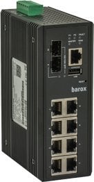 Barox LT-L802GBTME łącza sieciowe Zarządzany L3 Gigabit Ethernet (10/100/1000) Czarny