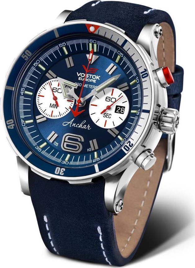 Zegarek Vostok Europe Zegarek Męski Vostok Europe 6S21-510A583 Anchar Chrono
