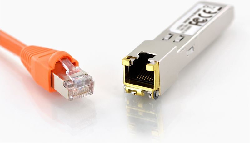 Digitus Moduł nadawczo-odbiorczy SFP, RJ45 (DN-81005)