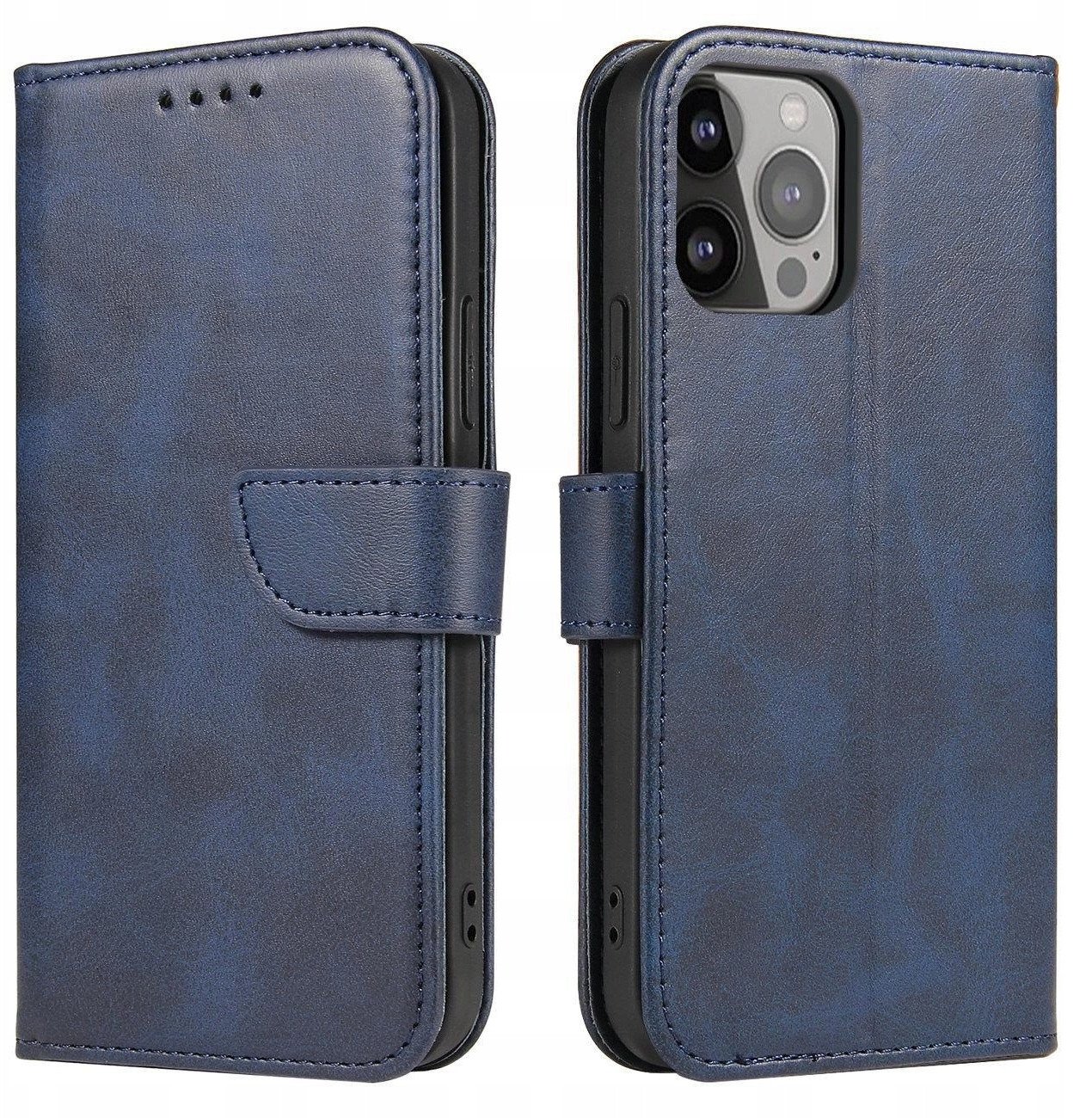 Etui Magnet Case z klapką na iPhone 16e - niebieskie