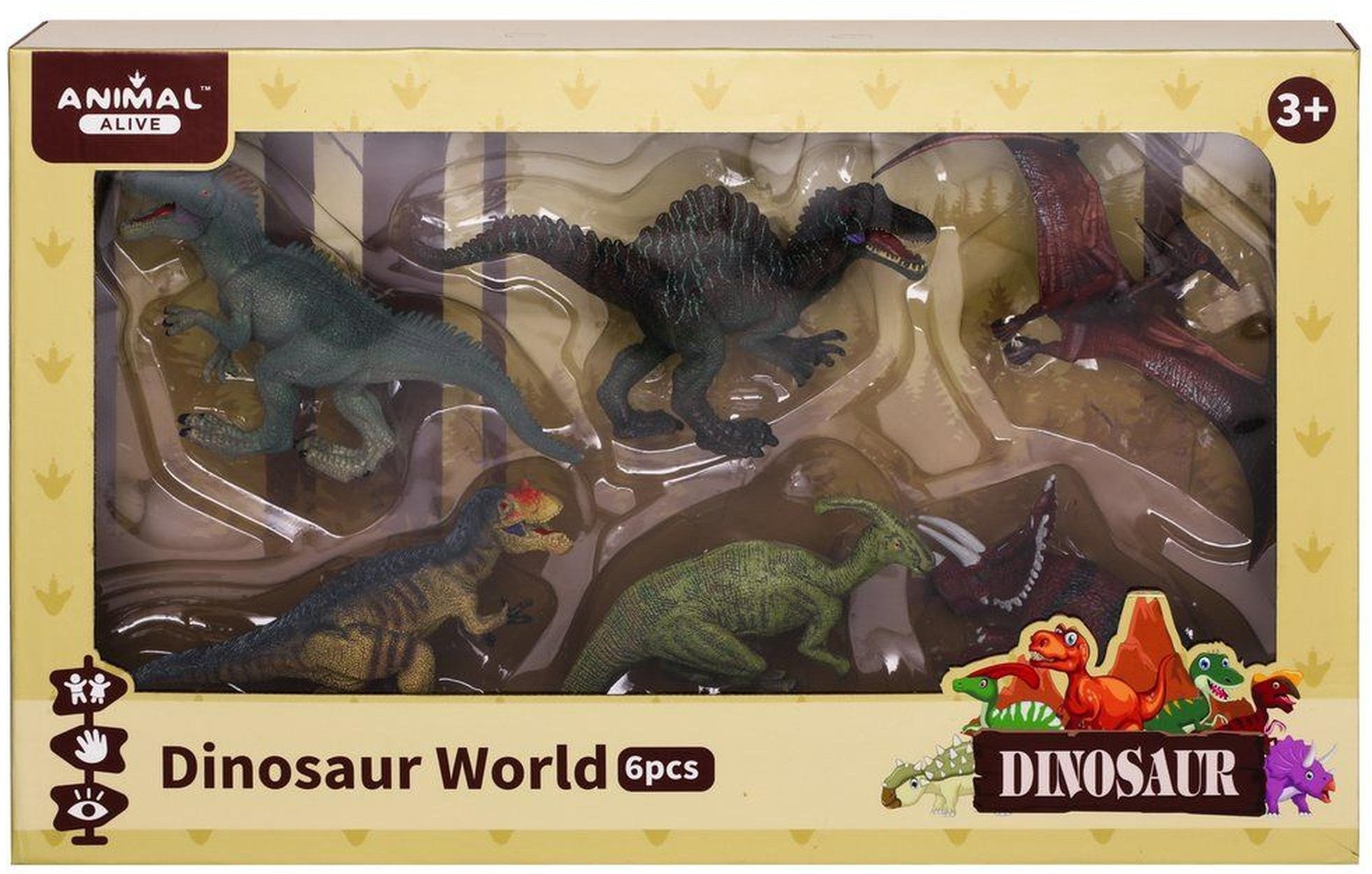 Dinos žaidimų rinkinys 6 vnt