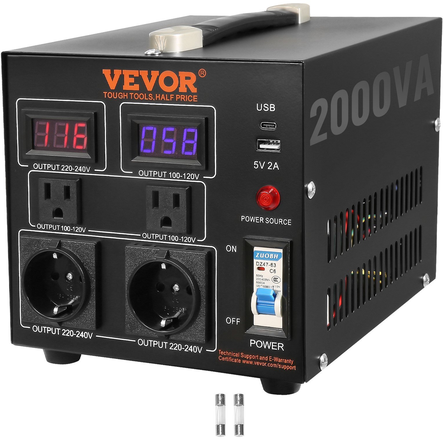 Przetwornica Napięcia Transformator 2000 VA