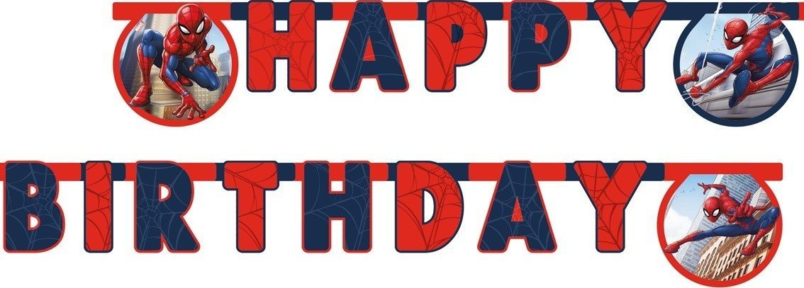 GoDan Baner urodzinowy Spider Man dekoracja Marvel 2m