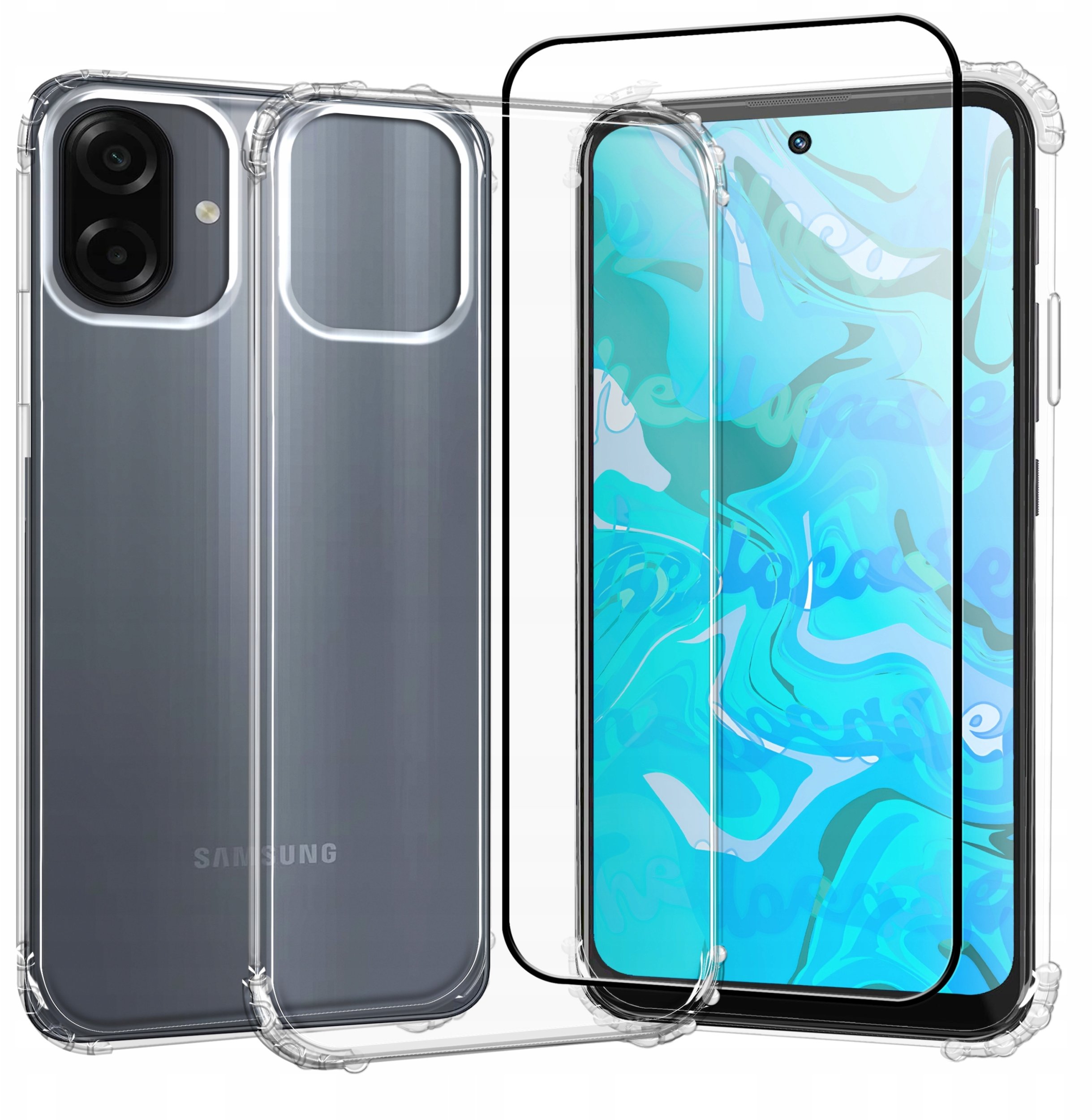 Hello Case ETUI pancerne DO SAMSUNG GALAXY A07 4G | CASE silikon ANTI SHOCK SZKŁO 9H