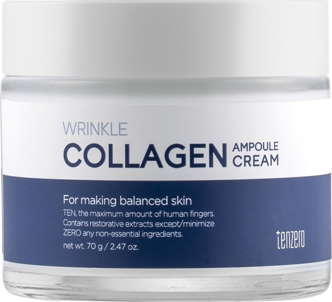 Tenzero Krem przeciwzmarszczkowy-ampułka do twarzy kolagen 70g
