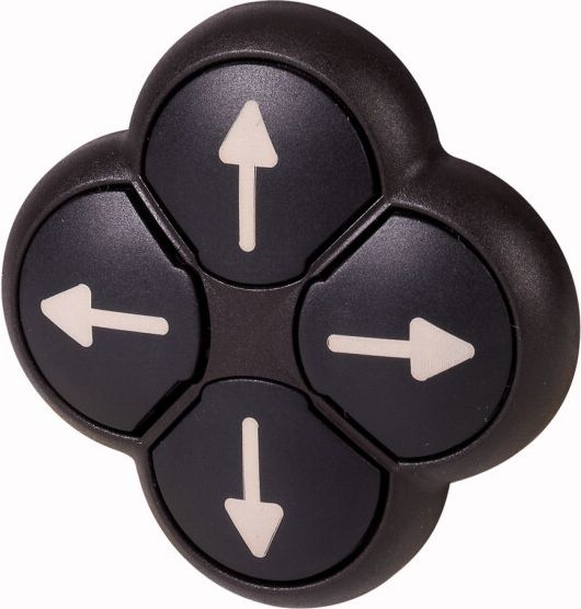 Eaton Napęd przycisku 4-ro pozycyjny czarny z samopowrotem M22S-D4-S-X7 (286337)