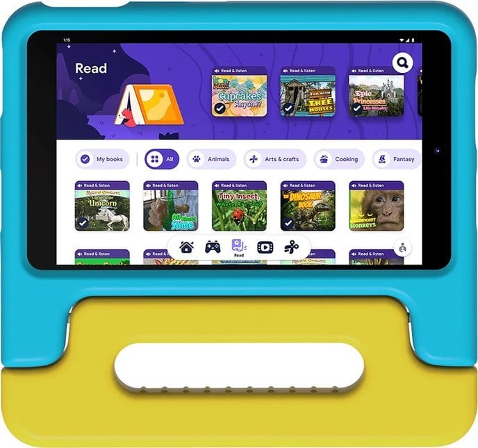 Nokia Tab T10 Kids Cover yellow cyan