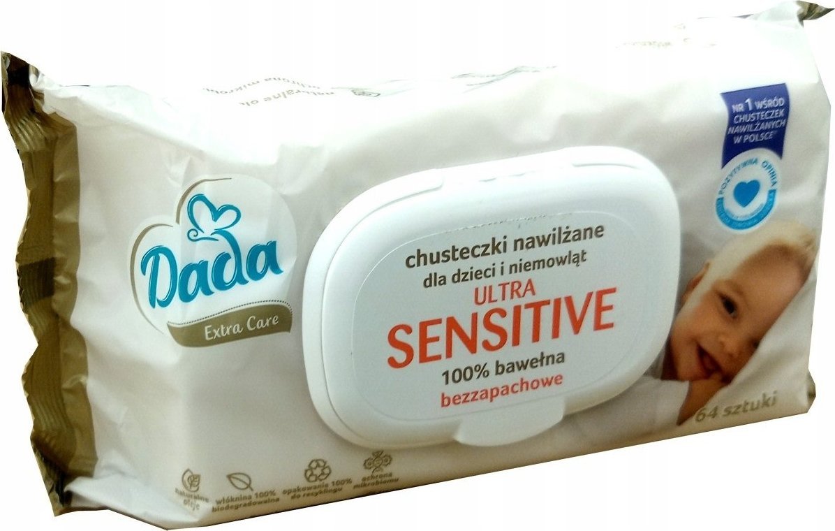 Dada Chusteczki nawilżane Dada Extra Care Sensitive