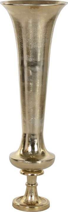 Bigbuy Home Wazon Home ESPRIT Złoty Aluminium Nowoczesny Kieliszek do wina 32 X 32 X 98 cm