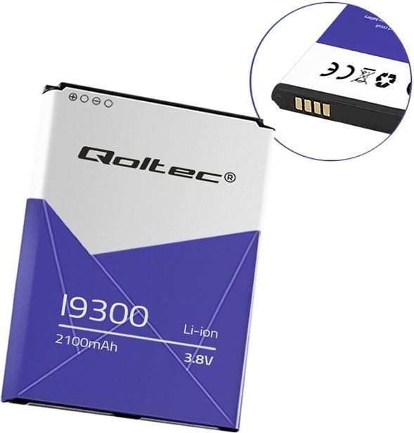 Bateria Qoltec do Samsung Galaxy S III I9300 2100mAh (52091)