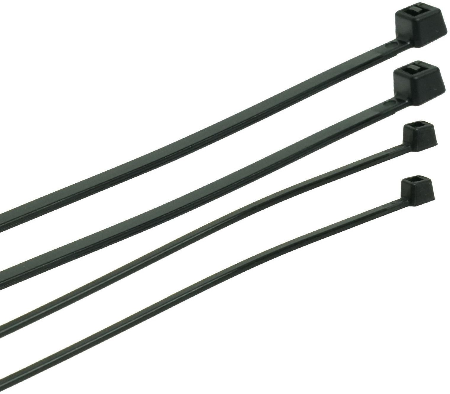 PLASTROL OPASKA PLASTIKOWA CZARNA 7,6 x 550mm 50szt.