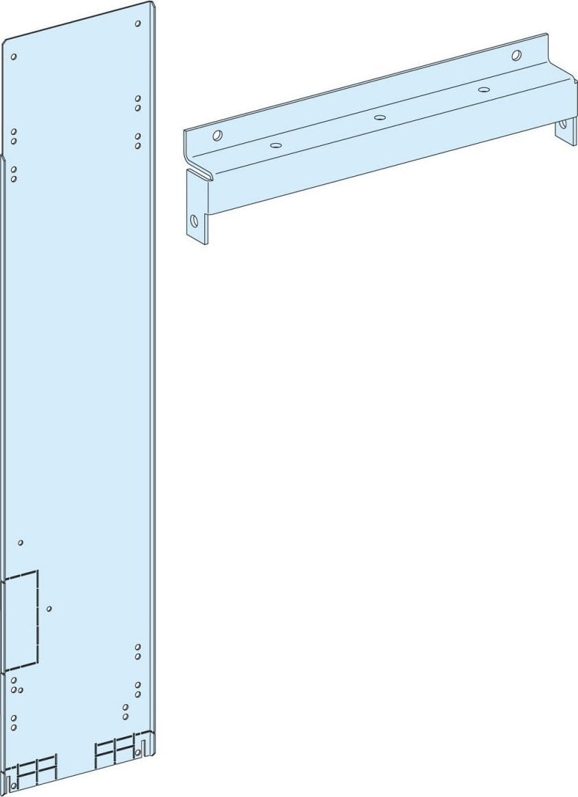 Schneider Electric Prisma Plus, system P, przegroda czołowa do szyn bocznych, forma 2 LVS04920