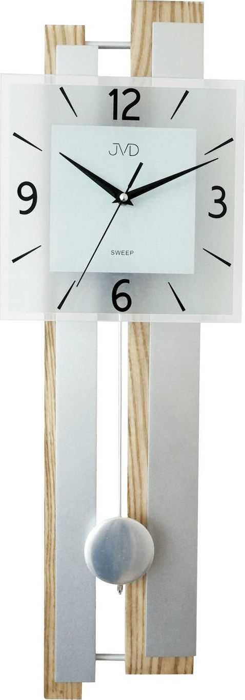 JVD Zegar ścienny z wahadłem JVD NS19033 Cichy mechanizm uniwersalny