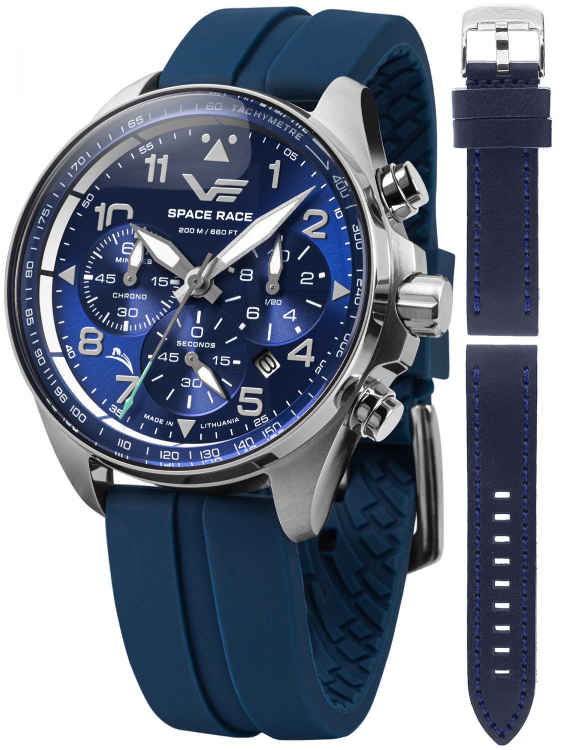 Zegarek męski Vostok Europe 6S20-325A742SBL niebieski