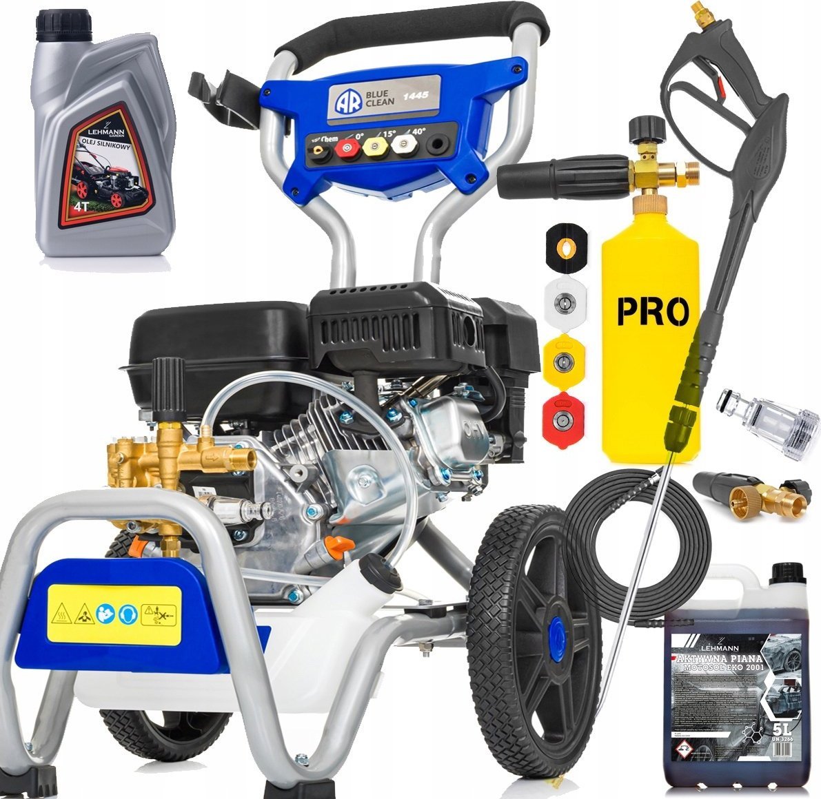 Myjka ciśnieniowa Annovi Reverberi MYJKA CIŚNIENIOWA SPALINOWA 220 BAR 660 l/h ZESTAW