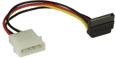 InLine Molex - SATA, 0.15m, Wielokolorowy (29670W)