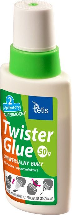 Tetis Klej uniwersalny biały Twister Glue 50g