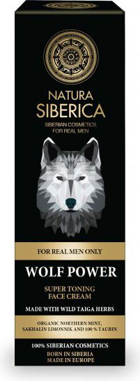Natura Siberica Men Tonizujący krem do twarzy Siła Wilka 50 ml