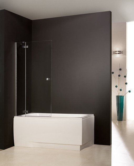 Parawan nawannowy Sanplast Free Line 1-częściowy szkło przejrzyste, profil chrom (600260054042401)