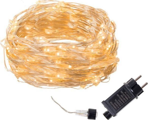 Lampki choinkowe Springos 100 LED białe ciepłe