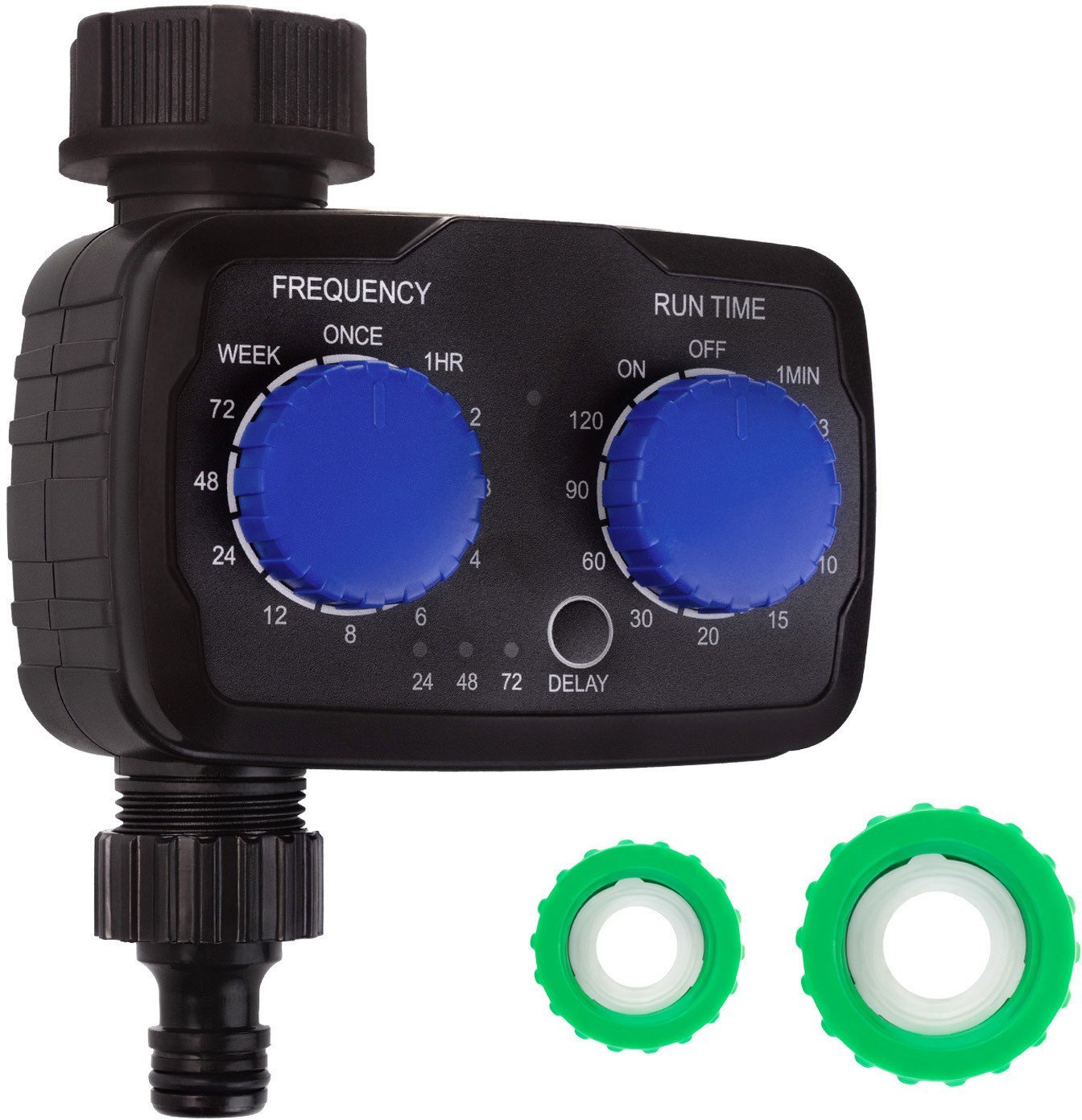 Elektroniczny sterownik nawadniania GreenBlue, programator, zasilanie 2x 1,5V AA, GB391