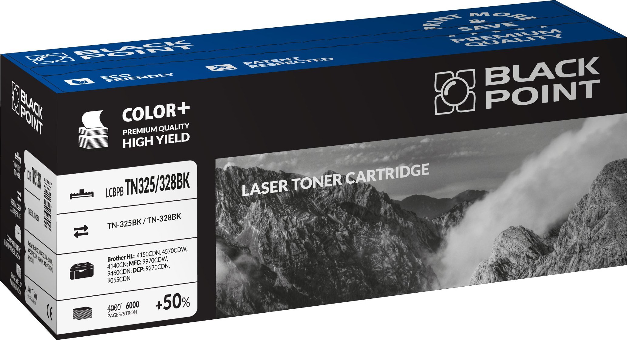 Toner Black Point LCBPBTN325 Black Zamiennik TN-325 (LCBPBTN325/328BK)