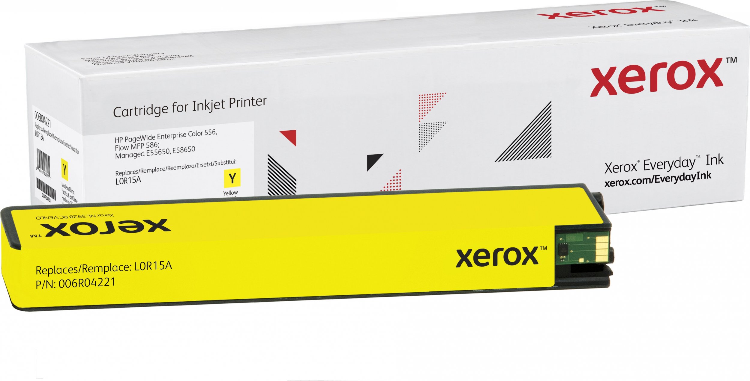 Toner Xerox Everyday - Wysoka wydajność - Żółty - kompatybilny - Toner (Alternative zu: HP L0R15A) - fur HP PageWide Enterprise Color MFP 586, PageWid