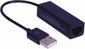 Karta sieciowa MicroConnect USB - RJ-45 Czarny (USBETHB)