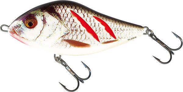 Salmo Wobler Slider Sinking 5cm Wounded Real Grey Shiner